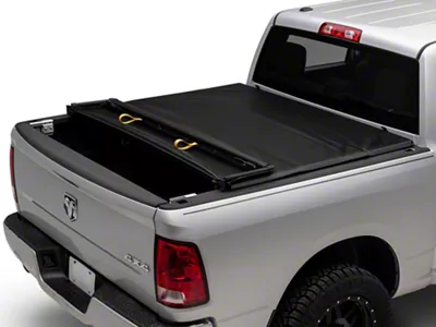 Barricade Soft Quad-Fold Tonneau Cover (09-18 RAM 1500 w/ 5.7-Foot Box & w/o RAM Box)