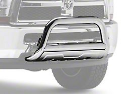 Barricade 3.50-Inch Oval Bull Bar with Skid Plate; Stainless Steel (10-18 RAM 2500)