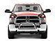 Barricade 3.50-Inch Oval Bull Bar with Skid Plate; Stainless Steel (10-18 RAM 2500)