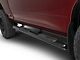 Barricade 4-Inch Oval Straight End Side Step Bars; Black (10-24 RAM 2500 Crew Cab)