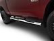 Barricade 4-Inch Oval Straight End Side Step Bars; Stainless Steel (10-24 RAM 2500 Crew Cab)