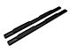 Barricade 5-Inch Oval Straight End Side Step Bars; Gloss Black (03-09 RAM 2500 Quad Cab)