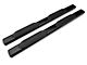 Barricade 6-Inch Oval Straight End Side Step Bars; Black (03-09 RAM 2500 Quad Cab)