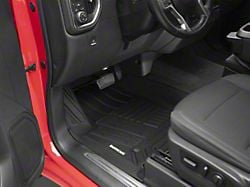 Barricade Custom Fit All-Weather Front and Rear Floor Liners; Black (19-25 Sierra 1500 Crew Cab)