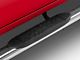 Barricade E-Series 5-Inch Oval Bent End Side Step Bars; Stainless Steel (19-24 Sierra 1500 Crew Cab)