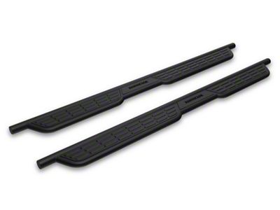 Barricade Formed HD Running Boards; Textured Black (19-25 Sierra 1500 Double Cab)