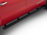 Barricade I4 Running Boards; Textured Black (19-25 Sierra 1500 Crew Cab)