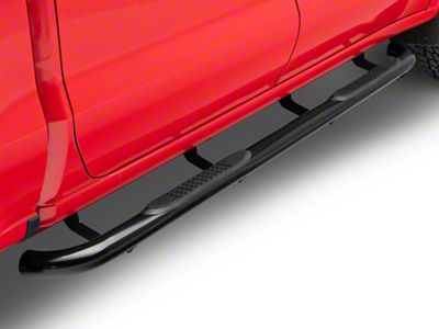 Barricade 3-Inch Side Step Bars; Black (20-24 Sierra 2500 HD Crew Cab)