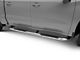 Barricade 4-Inch Oval Bent End Side Step Bars; Stainless Steel (20-24 Sierra 2500 HD Crew Cab)