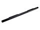 Barricade 4-Inch Oval Straight End Side Step Bars; Black (20-24 Sierra 2500 HD Crew Cab)