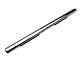 Barricade 4-Inch Oval Straight End Side Step Bars; Stainless Steel (07-14 Sierra 2500 HD Extended Cab)