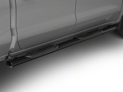 Barricade 5-Inch Oval Side Step Bars; Black (20-25 Sierra 2500 HD Crew Cab)