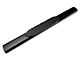 Barricade 5-Inch Oval Straight End Side Step Bars; Rocker Mount; Black (07-19 Sierra 2500 HD Regular Cab)