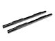 Barricade E-Series Oval Straight Side Step Bars; Black (20-24 Sierra 2500 HD Crew Cab)