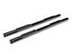 Barricade E-Series Oval Straight Side Step Bars; Black (20-24 Sierra 2500 HD Crew Cab)