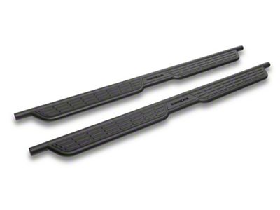 Barricade Formed HD Running Boards; Textured Black (20-25 Sierra 2500 HD Crew Cab)