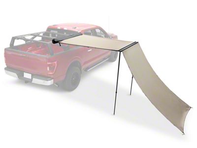 Barricade Front Wall for Adventure Series 6.50-Foot x 4.50-Foot Double Track Pull Out Awning