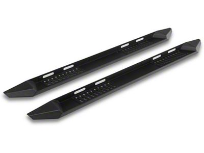 Barricade HD Steel Running Boards; Textured Black (20-24 Sierra 2500 HD Crew Cab)