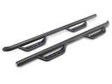 Barricade Tubular Drop Steps; Fine Textured Black Finish (20-24 Sierra 2500 HD Crew Cab)