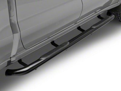 Barricade 3-Inch Side Step Bars; Black (20-25 Sierra 3500 HD Crew Cab)