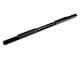 Barricade 4-Inch Oval Straight End Side Step Bars; Black (20-25 Sierra 3500 HD Crew Cab)