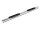 Barricade E-Series 5-Inch Oval Straight Side Step Bars; Stainless Steel (20-24 Sierra 3500 HD Crew Cab)
