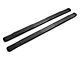 Barricade Saber 5-Inch Aluminum Side Step Bars; Black Cover Plates (20-24 Sierra 3500 HD Double Cab)