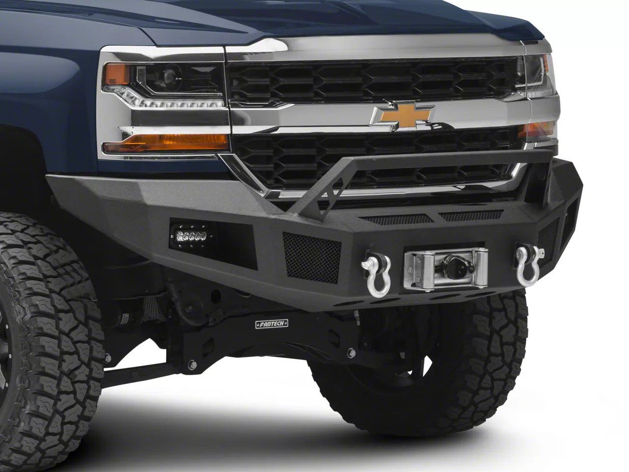 Barricade Silverado 1500 HD Winch Front Bumper with LED Lighting ...