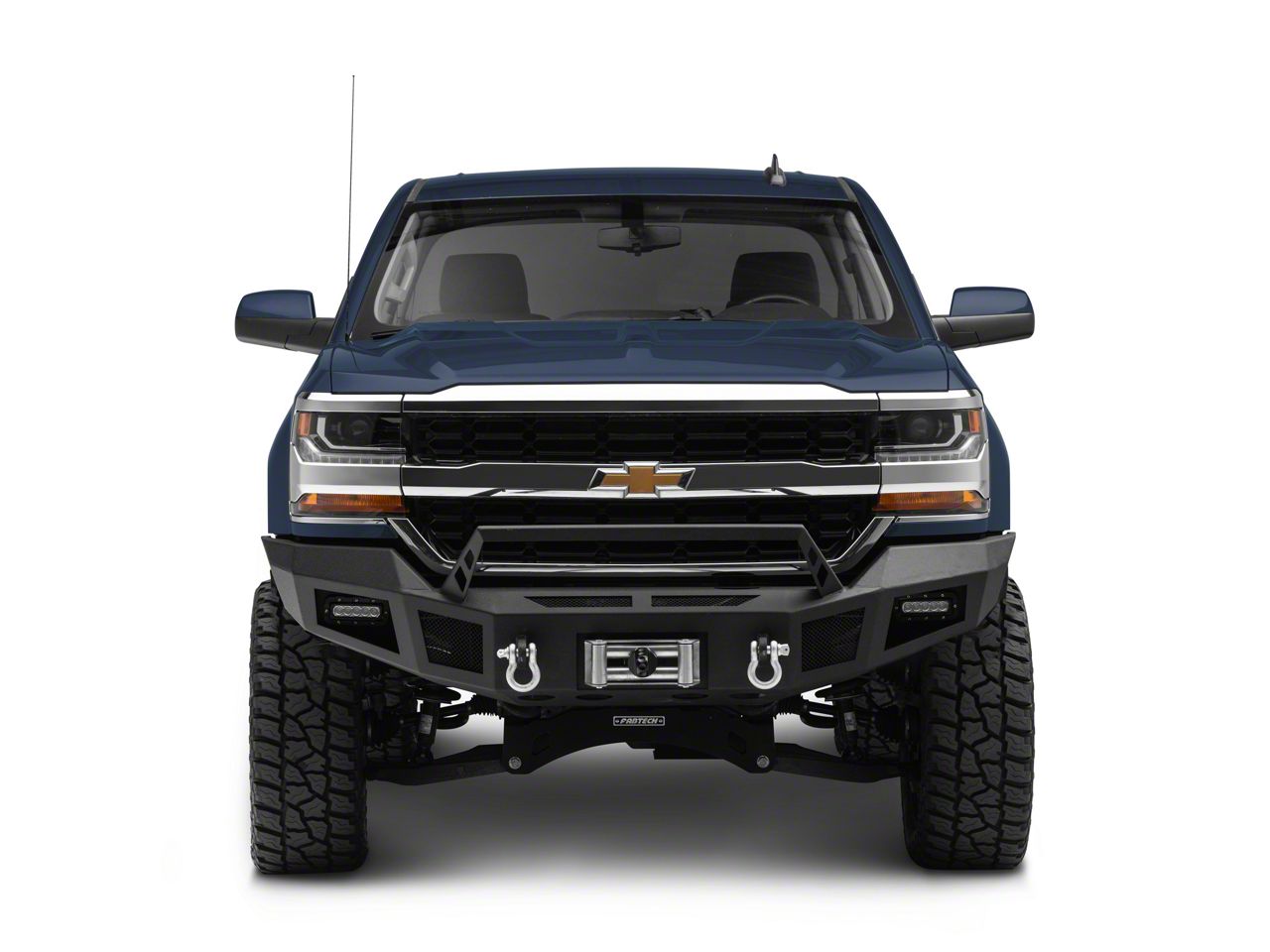 Barricade Silverado 1500 HD Winch Front Bumper with LED Lighting ...