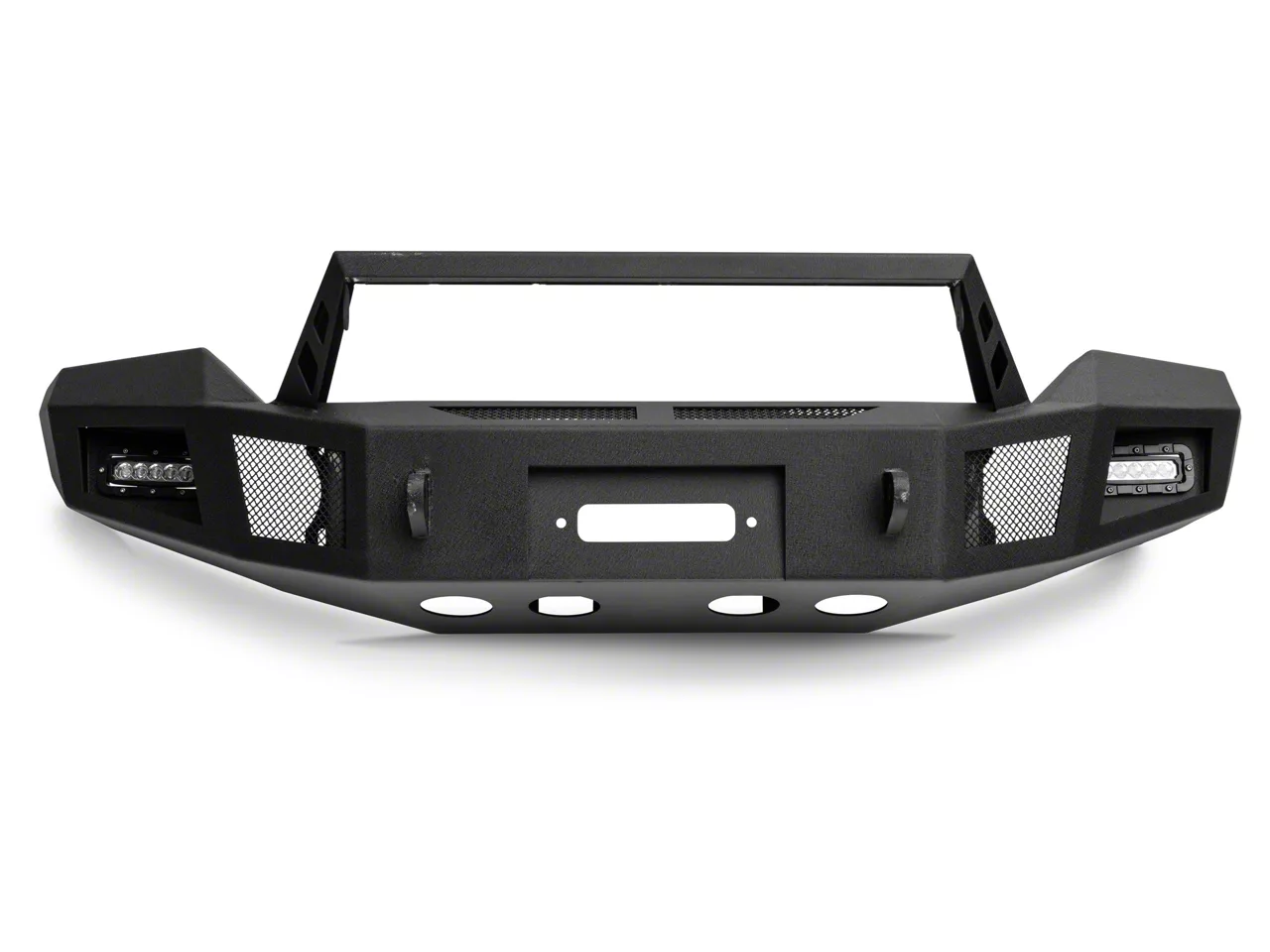 Barricade Silverado 1500 HD Winch Front Bumper with LED Lighting ...