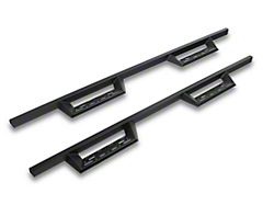 Barricade Canyon Drop Steps; Textured Black (19-25 Silverado 1500 Crew Cab)