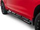 Barricade E-Series Oval Straight Side Step Bars; Black (19-24 Silverado 1500 Crew Cab)