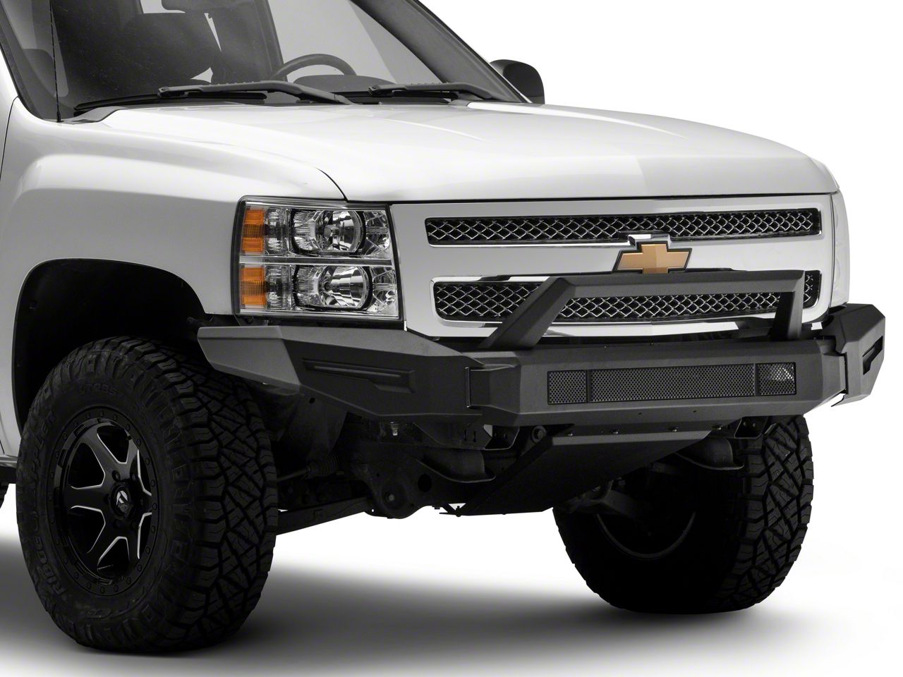 Barricade Silverado 1500 Extreme HD Modular Front Bumper with Over ...