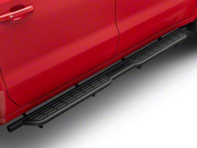 Barricade Formed HD Running Boards; Textured Black (19-25 Silverado 1500 Crew Cab)