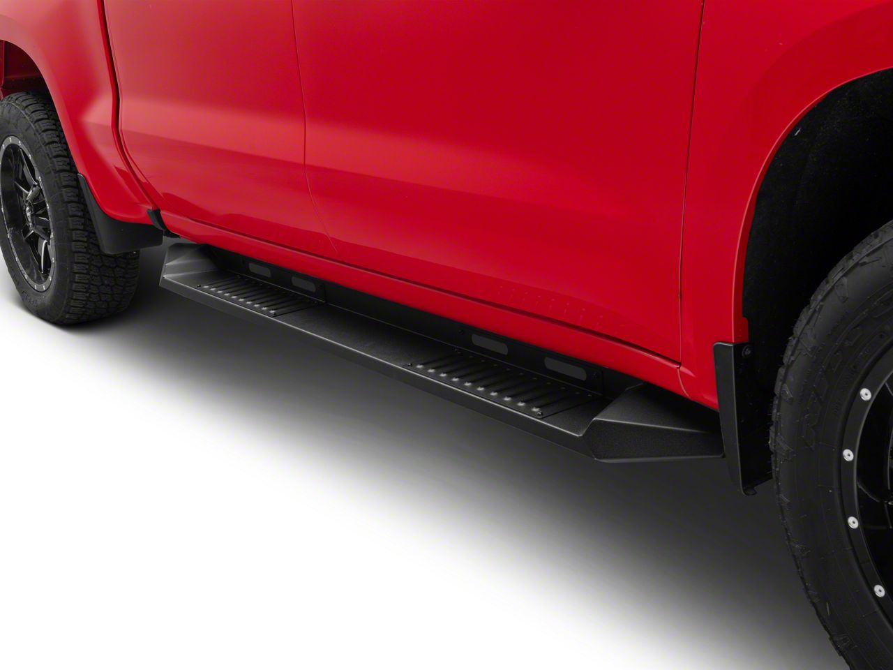 Barricade Silverado 1500 HD Steel Running Boards; Textured Black ...