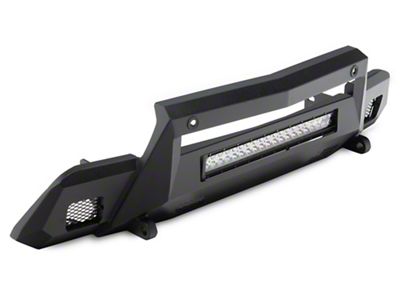 Barricade HD Stubby Front Bumper with 20-Inch Dual Row LED Light Bar (22-24 Silverado 1500, Excluding 2.7L, 3.0L & ZR2)