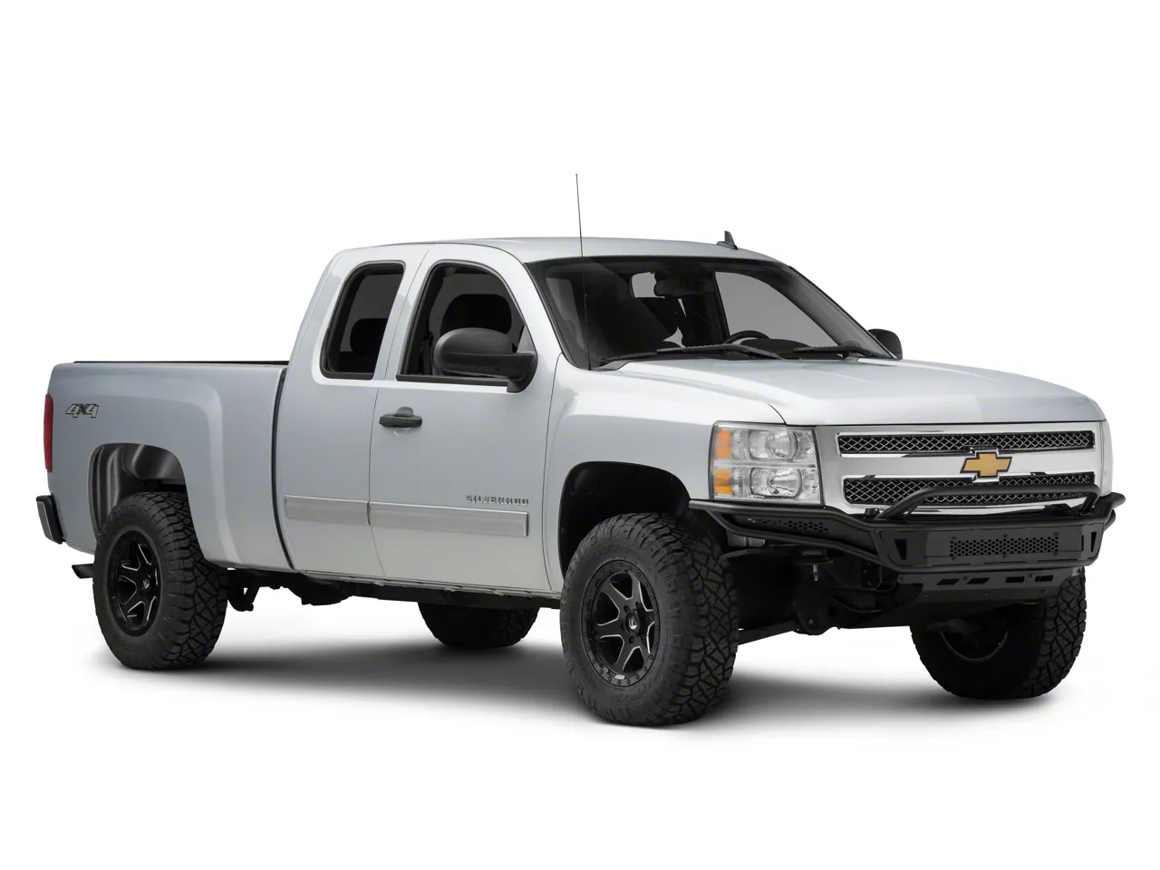 Barricade Silverado 1500 Pre-Runner Front Bumper with Skid Plate ...