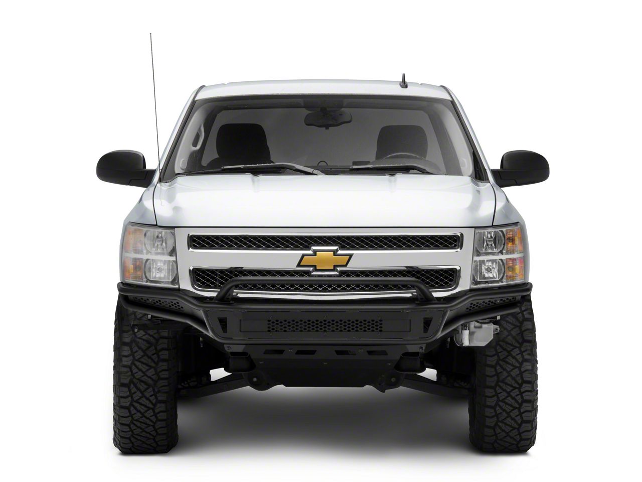 Barricade Silverado 1500 Pre-Runner Front Bumper with Skid Plate ...