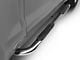 Barricade 4-Inch Oval Bent End Side Step Bars; Stainless Steel (20-25 Silverado 2500 HD Crew Cab)