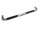 Barricade 4-Inch Oval Bent End Side Step Bars; Stainless Steel (20-25 Silverado 2500 HD Crew Cab)