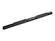 Barricade 5-Inch Oval Straight End Side Step Bars; Black (20-24 Silverado 2500 HD Double Cab)