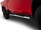 Barricade E-Series Oval Straight Side Step Bars; Stainless Steel (20-25 Silverado 2500 HD Crew Cab)