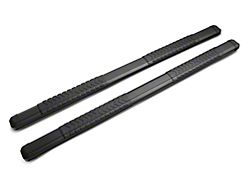 Barricade Saber 5-Inch Aluminum Side Step Bars; Black Cover Plates (20-25 Silverado 2500 HD Double Cab)