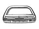 Barricade 3.50-Inch Oval Bull Bar with Skid Plate; Stainless Steel (11-19 Silverado 3500 HD)