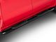 Barricade 5-Inch Oval Bent End Side Step Bars; Black (20-25 Silverado 3500 HD Crew Cab)