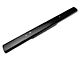 Barricade 5-Inch Oval Straight End Side Step Bars; Rocker Mount; Black (07-19 Silverado 3500 HD Regular Cab)