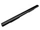 Barricade 6-Inch Oval Straight End Side Step Bars; Rocker Mount; Black (07-19 Silverado 3500 HD Crew Cab)