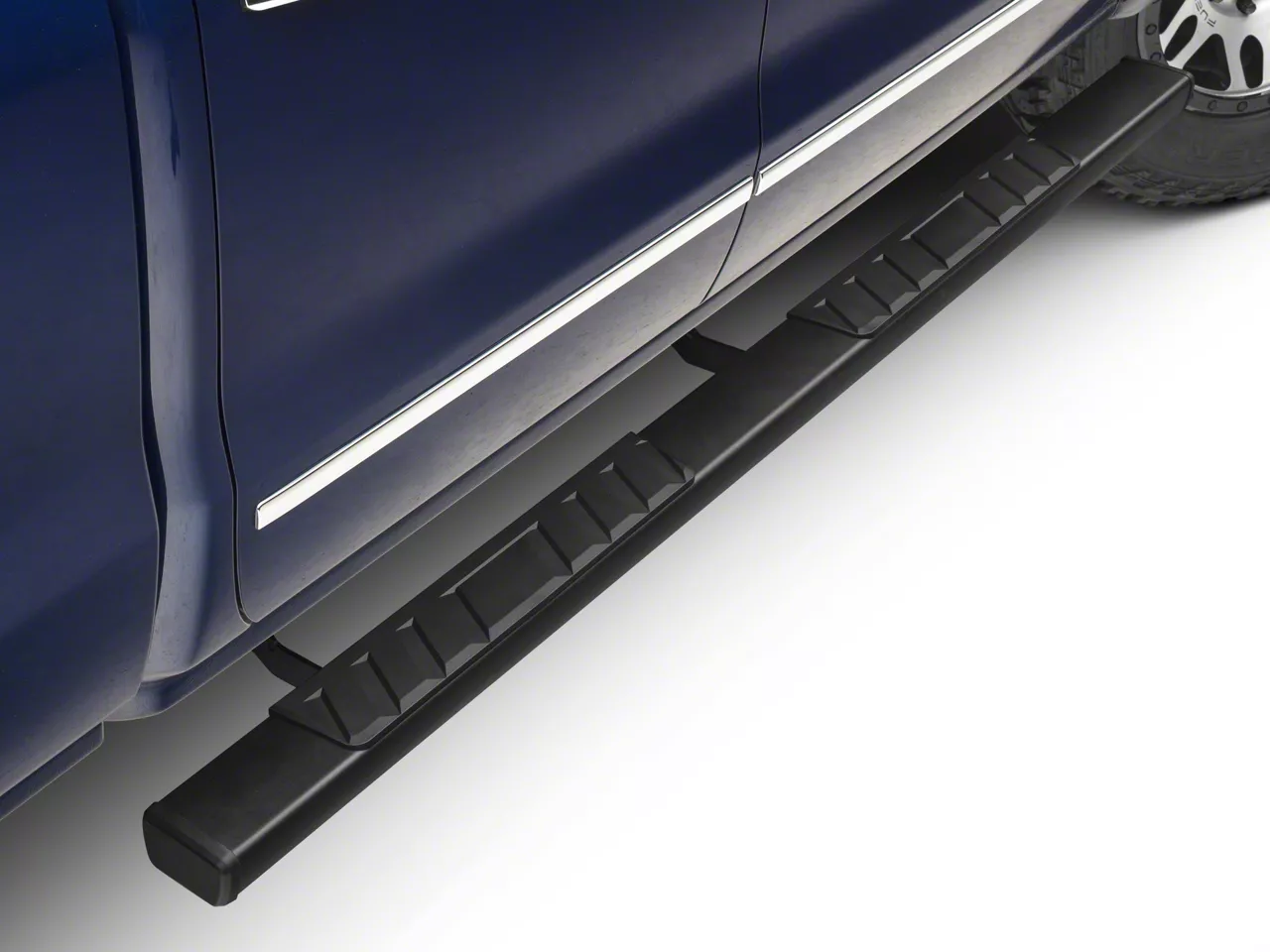 Barricade Silverado 1500 T4 Side Step Bars; Rocker Mount; Black S101582 ...