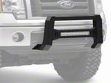 Barricade XHD Bull Bar with Dual Row LED Light Bar; Black (04-25 F-150, Excluding Raptor)