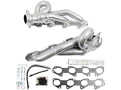 BBK 1-3/4-Inch Shorty Headers; Silver Polished Ceramic (19-24 5.7L RAM 1500)